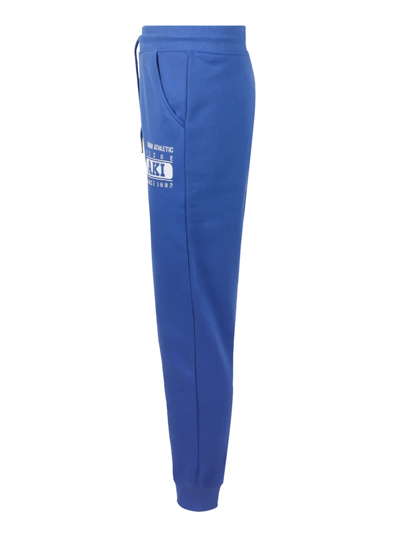 Pantaloni sportivi felpati da uomo - blu