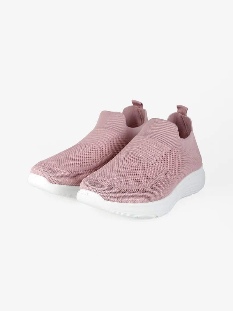 Sneakers donna slip on - rosa