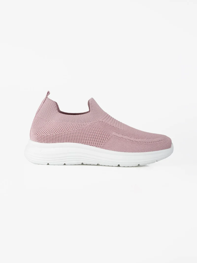 Sneakers donna slip on - rosa
