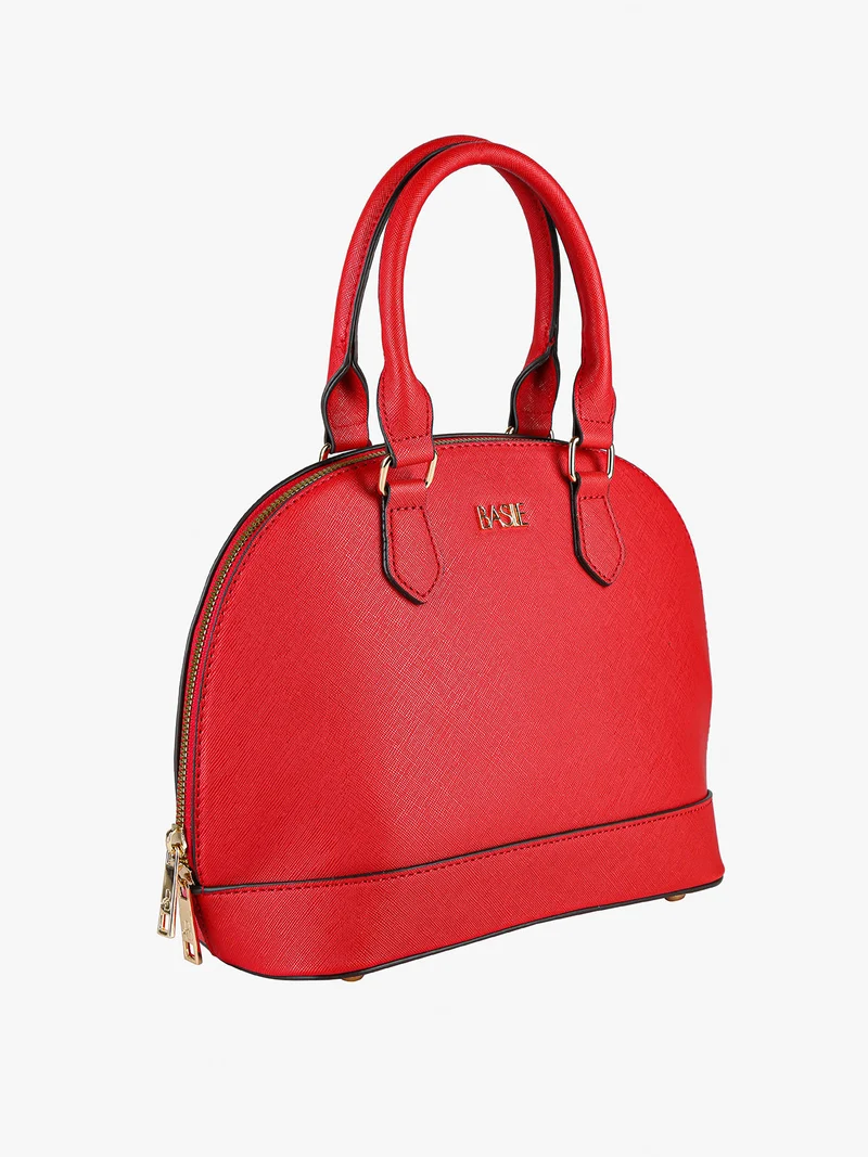 Borsetta frame da donna con doppi manici - rosso