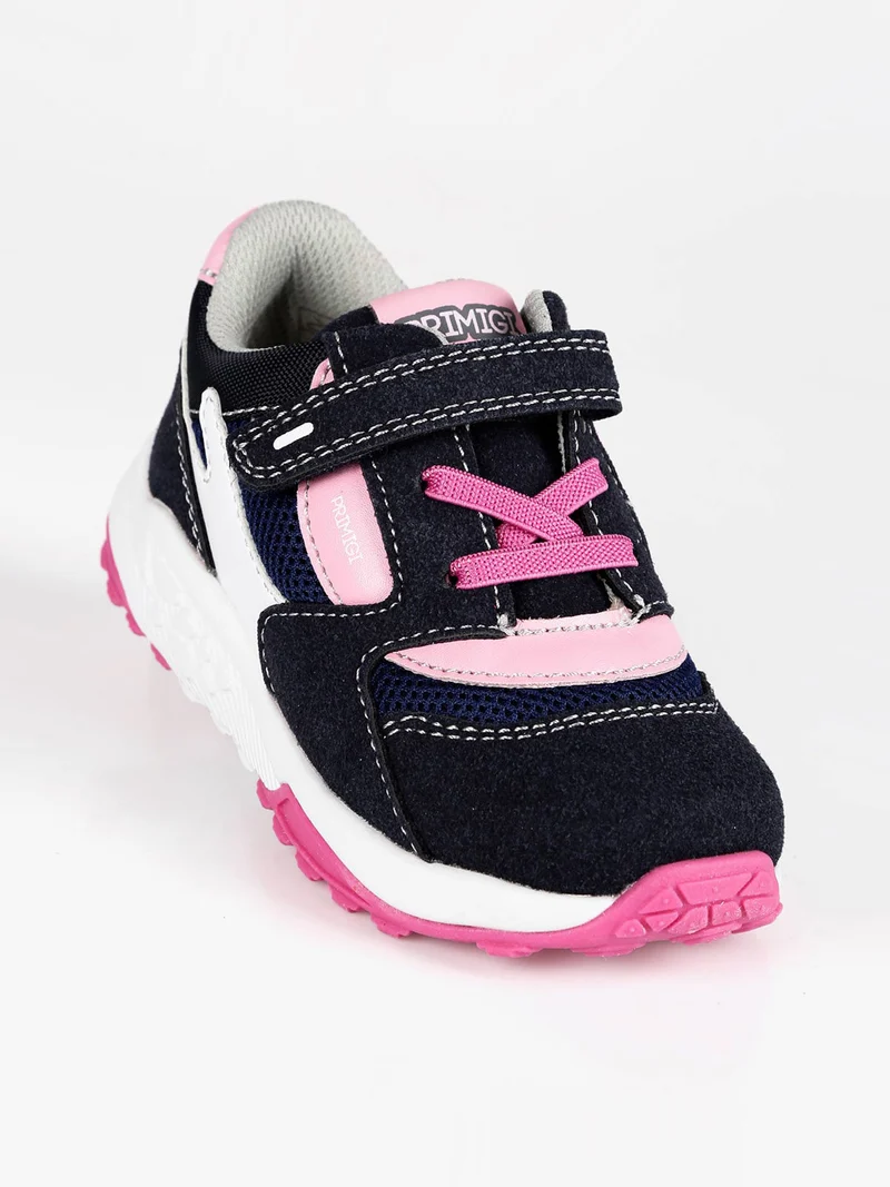 Sneakers da bambina con stappo - blu scuro