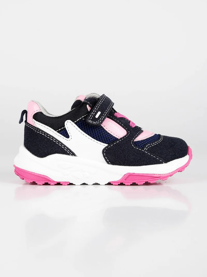 Sneakers da bambina con stappo - blu scuro