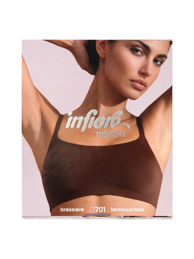 MICROFIT 01701 Brassiere imbottita senza ferretto COPPA B - nero