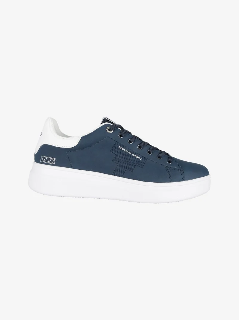 Sneakers uomo bicolor - blu