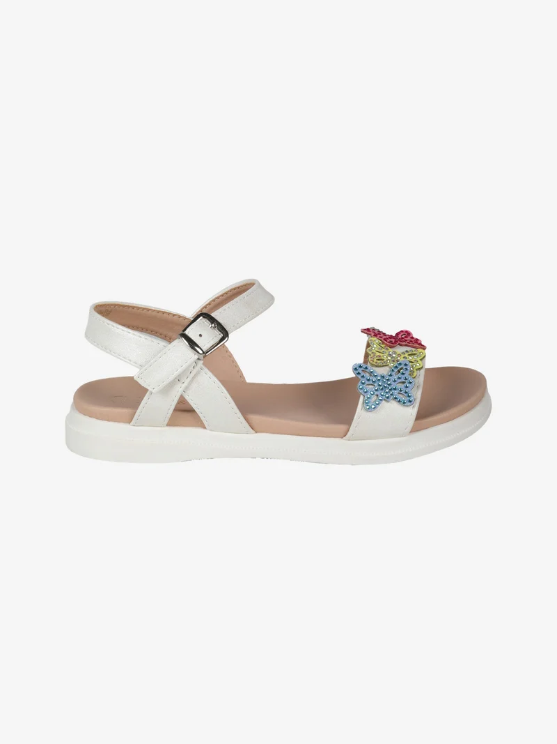 Sandali da ragazza con strass - multicolore