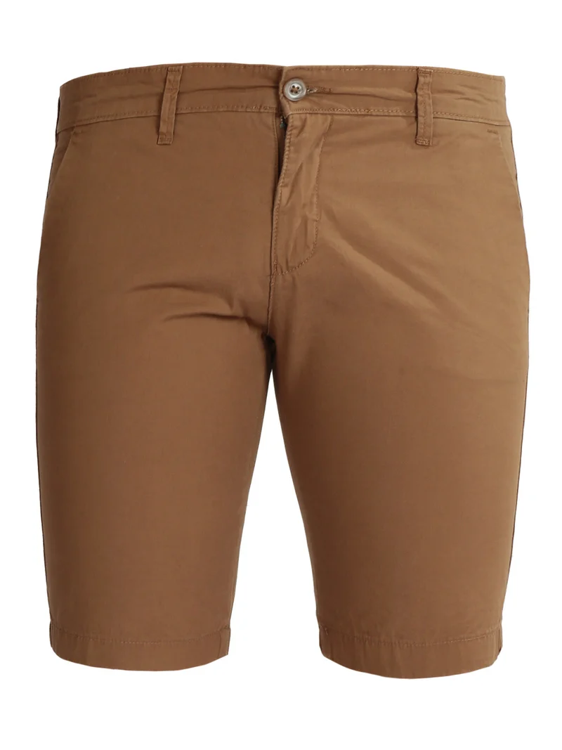 Bermuda da uomo in cotone - cammello