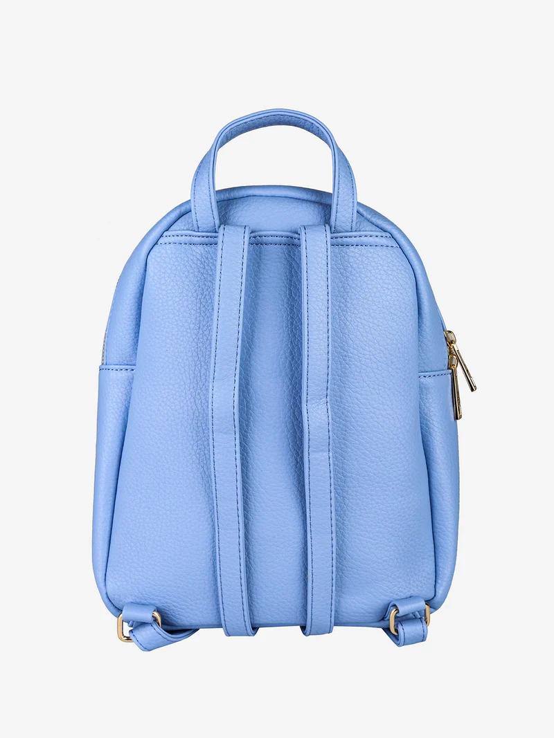 Zainetto donna in ecopelle - azzurro