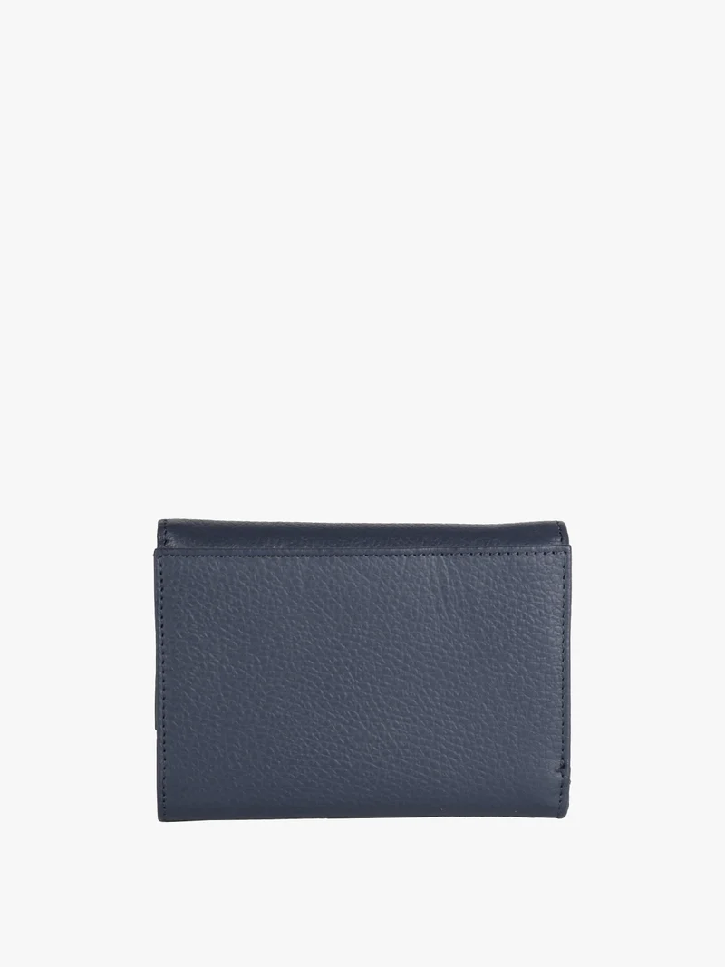 Portafoglio in pelle da donna - blu scuro
