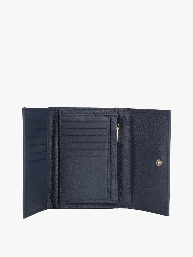 Portafoglio in pelle da donna - blu scuro