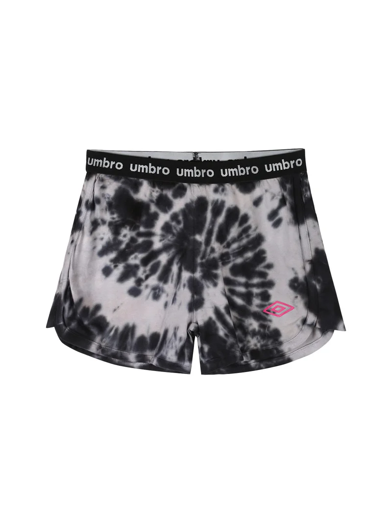 Completo corto 2 pezzi in cotone da ragazza con t-shirt e shorts - nero