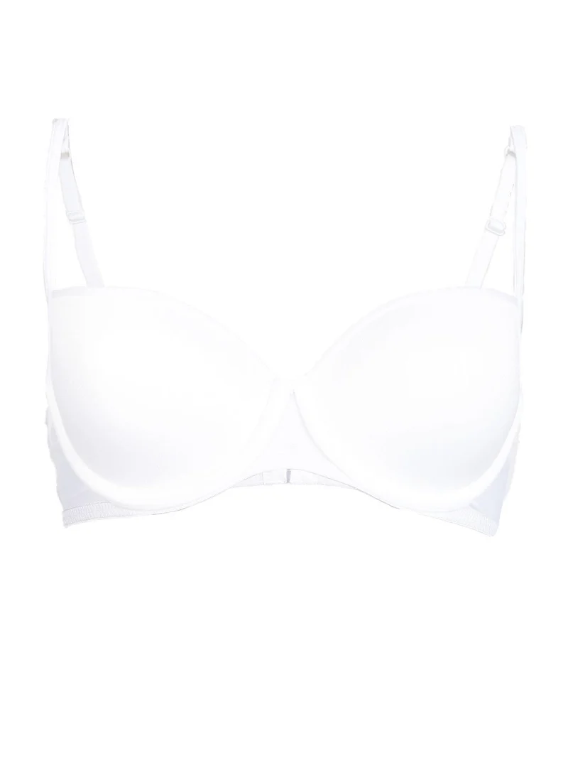 GAIA reggiseno in microfibra coppa B - bianco