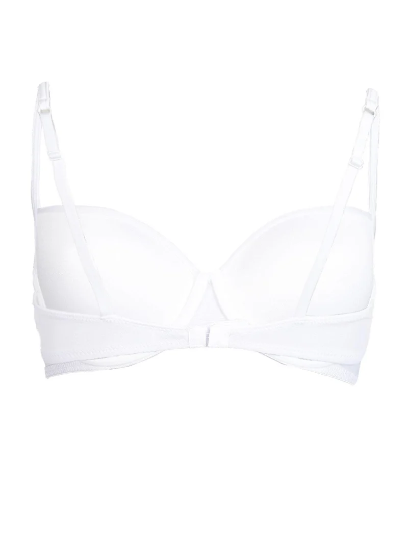GAIA reggiseno in microfibra coppa B - bianco