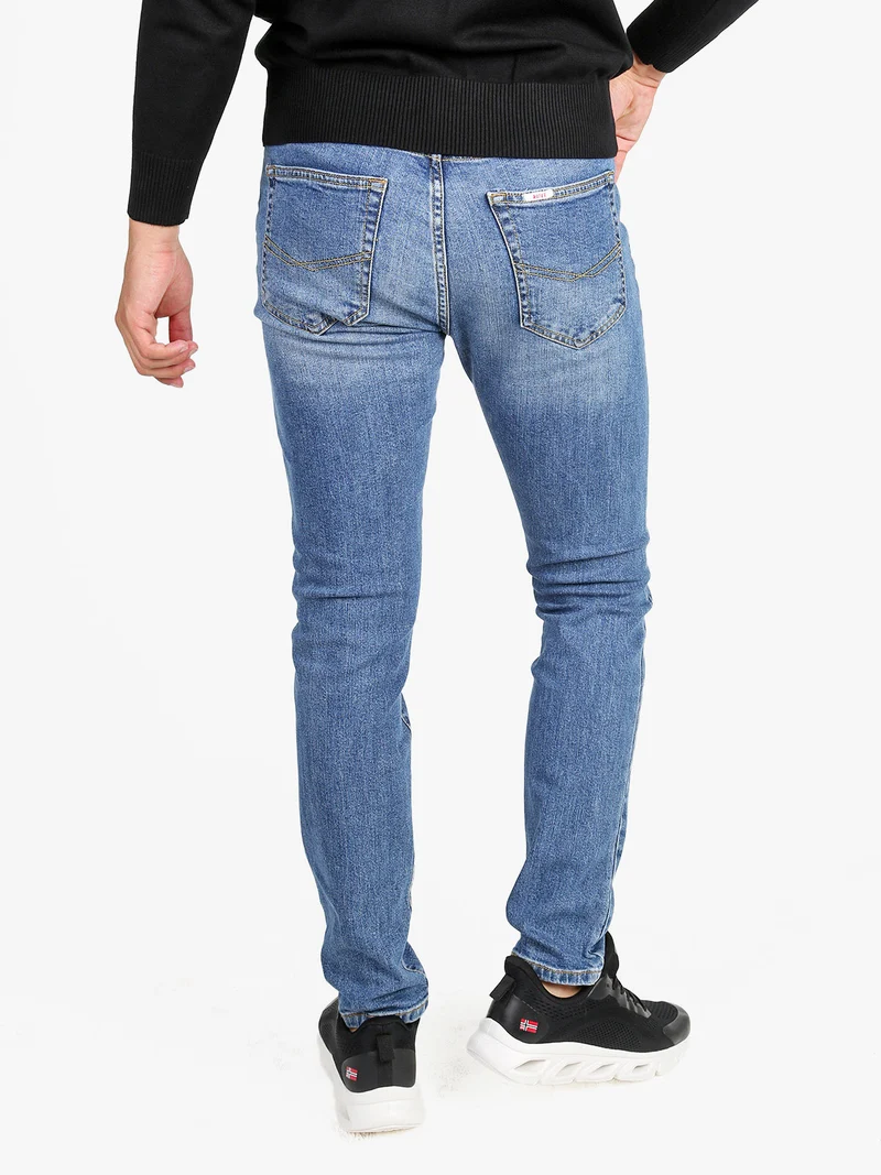 Jeans uomo slim fit a vita bassa - jeans