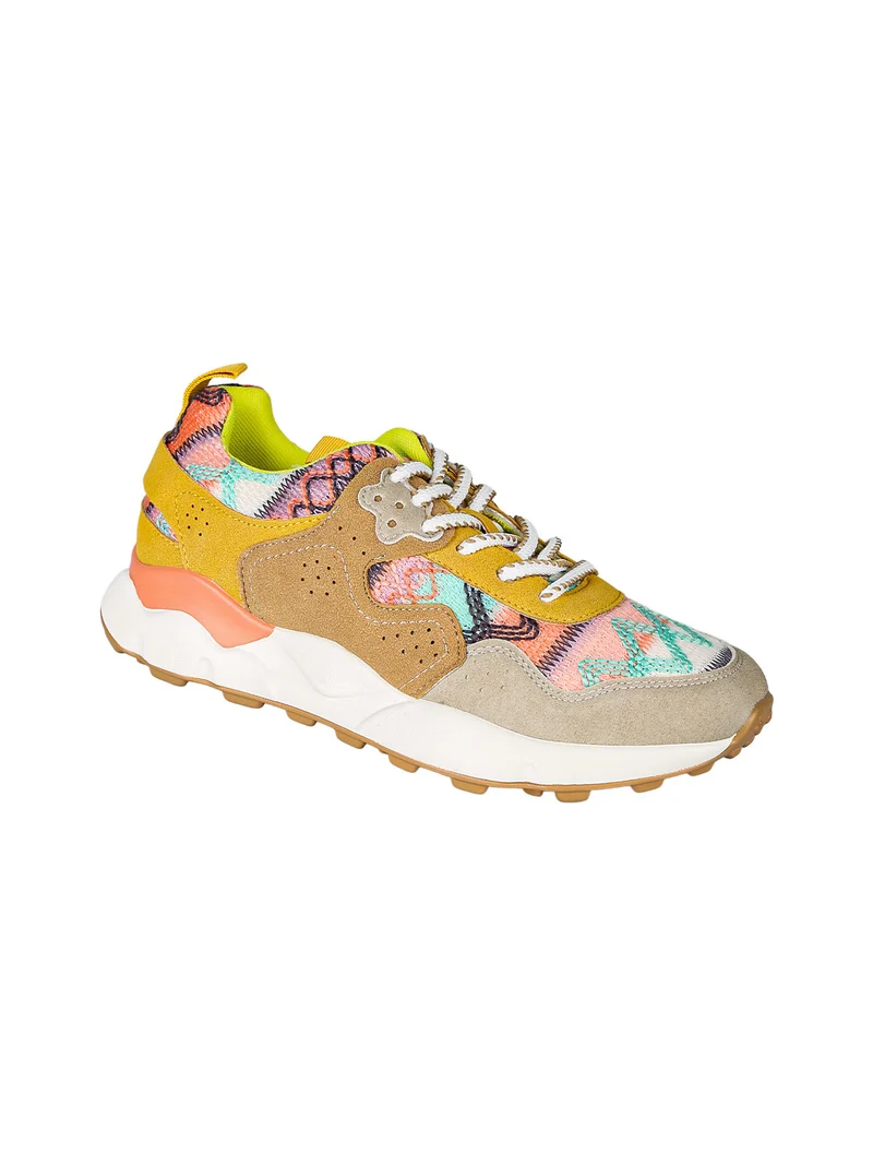Sneakers stringate da donna - multicolore