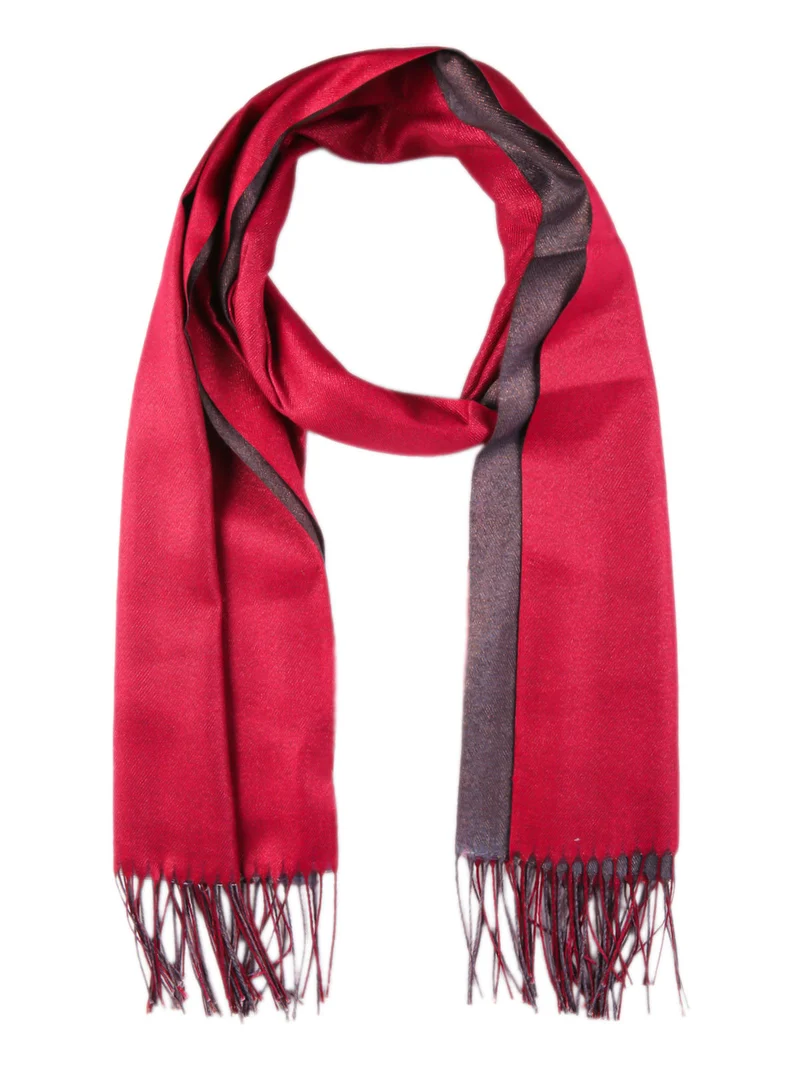 Sciarpa donna con glitter - bordeaux