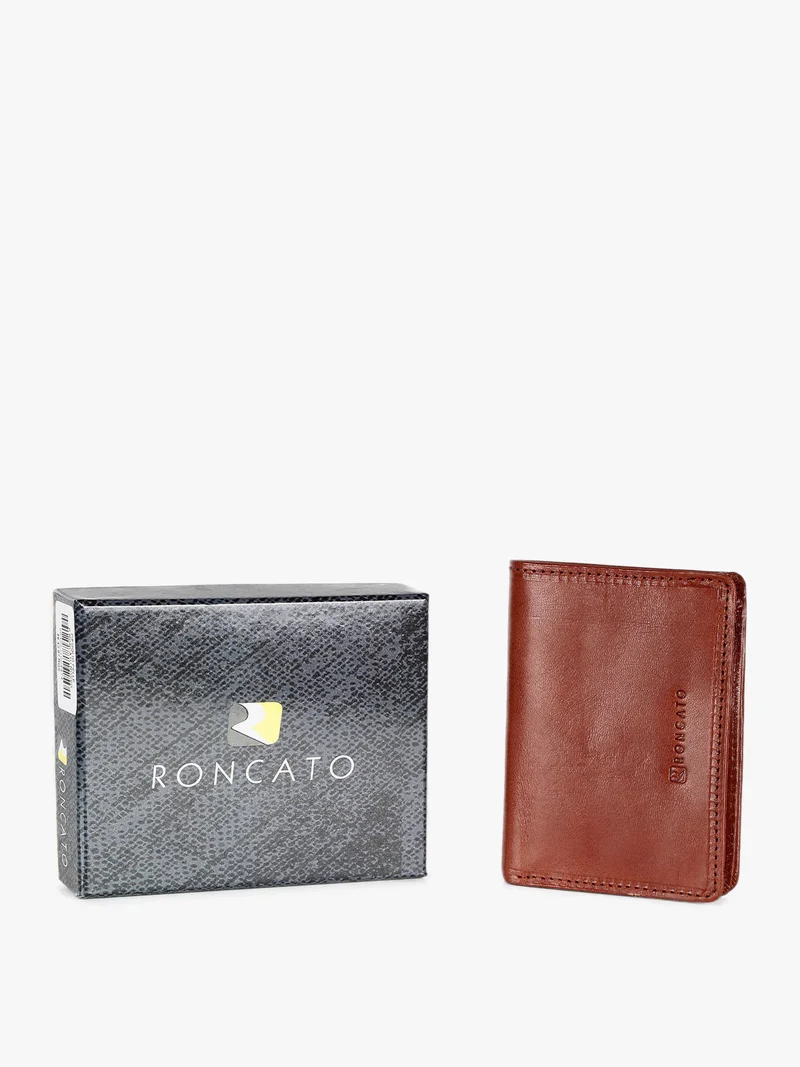 Portafoglio uomo in pelle - cuoio