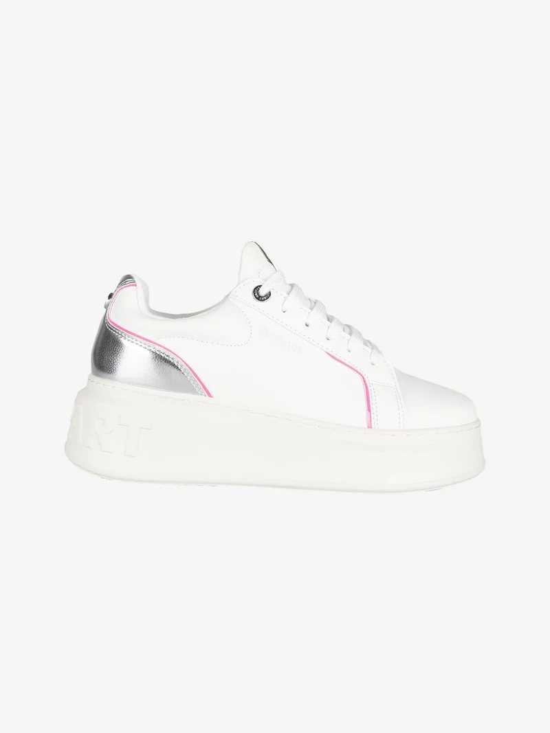 EMILY Sneakers donna con platform - bianco