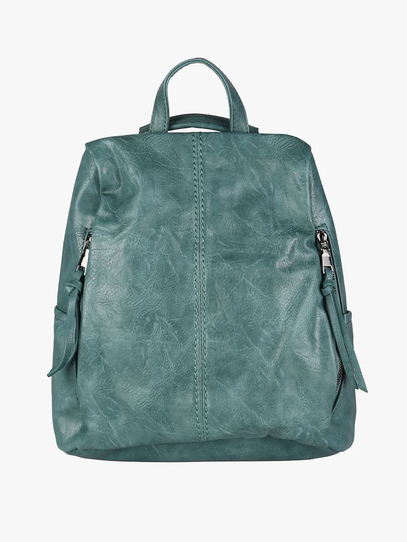 Zaino in ecopelle da donna - verde