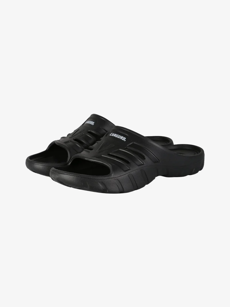 Ciabatte da uomo in gomma - nero