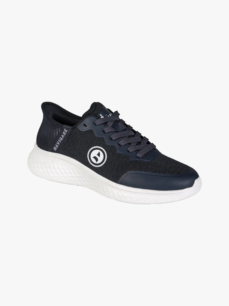 Sneakers sportive da uomo leggere con lacci - blu scuro
