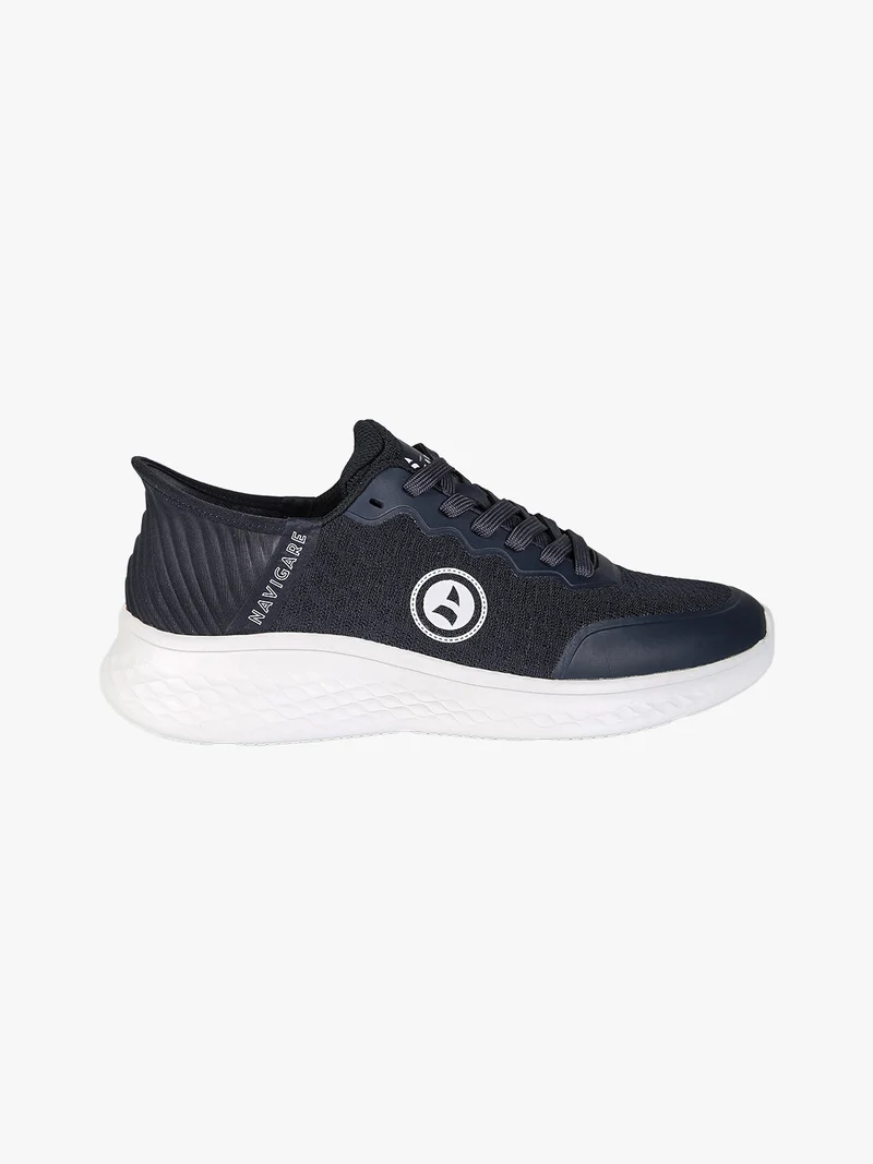 Sneakers sportive da uomo leggere con lacci - blu scuro