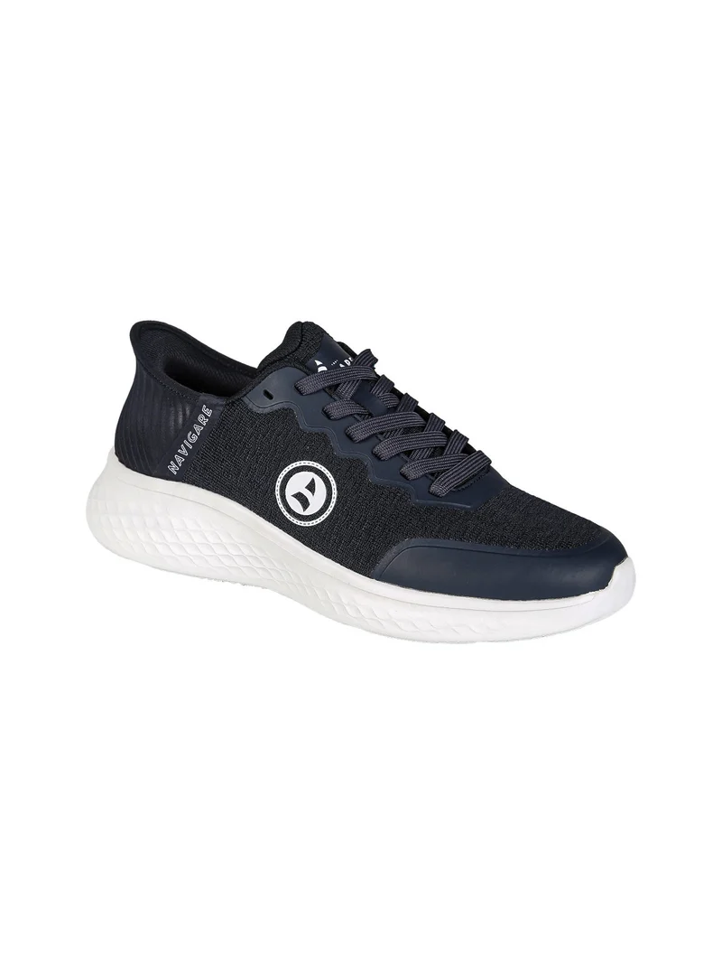Sneakers sportive da uomo leggere con lacci - blu scuro