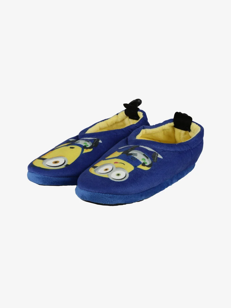 Pantofole Minions da bambino chiuse - blu