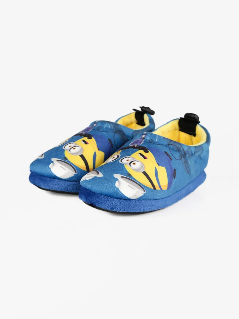 Pantofole chiuse da bambino Minions - blu