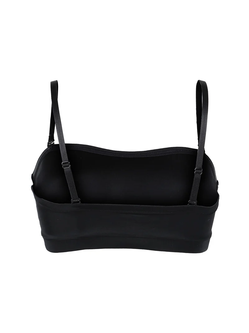 956 top donna con coppe estraibili - nero