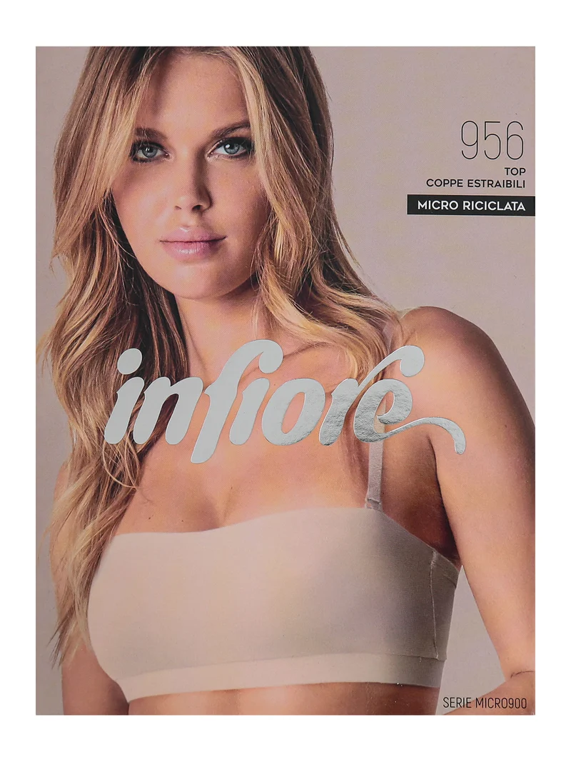 956 top donna con coppe estraibili - nero