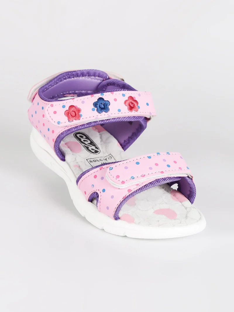 Sandali da bambina con strappi - rosa