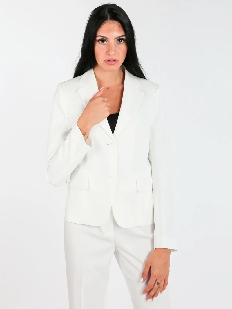 Giacca classica donna - bianco