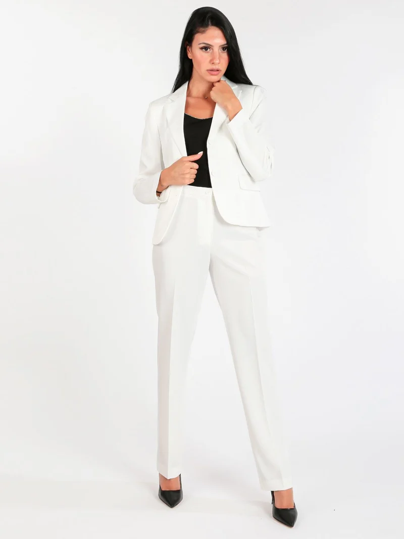 Giacca classica donna - bianco