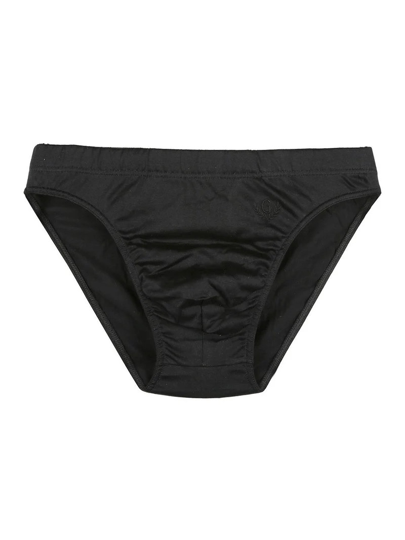 Slip uomo in cotone filo di scozia - nero