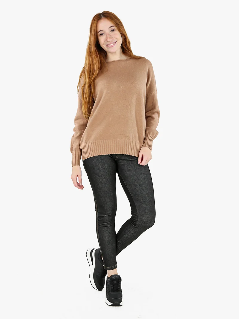 Jeggings donna con interno felpato - nero