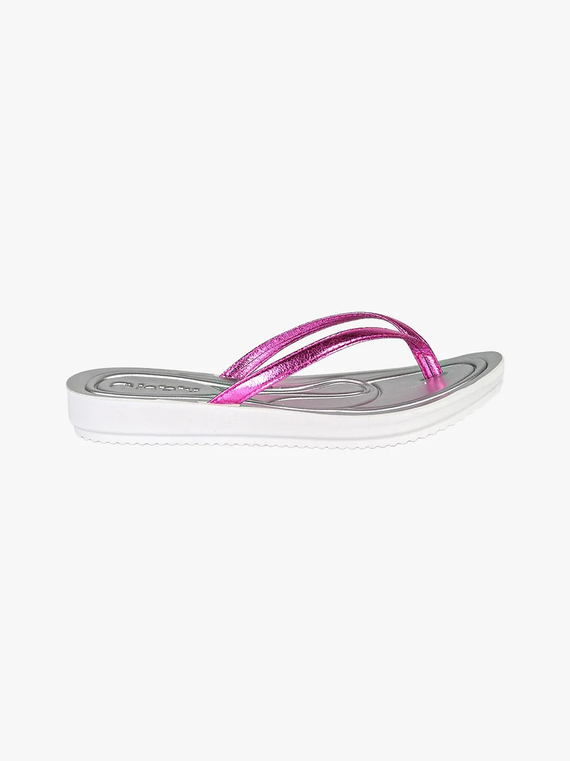 Infradito donna colorate in gomma - fucsia