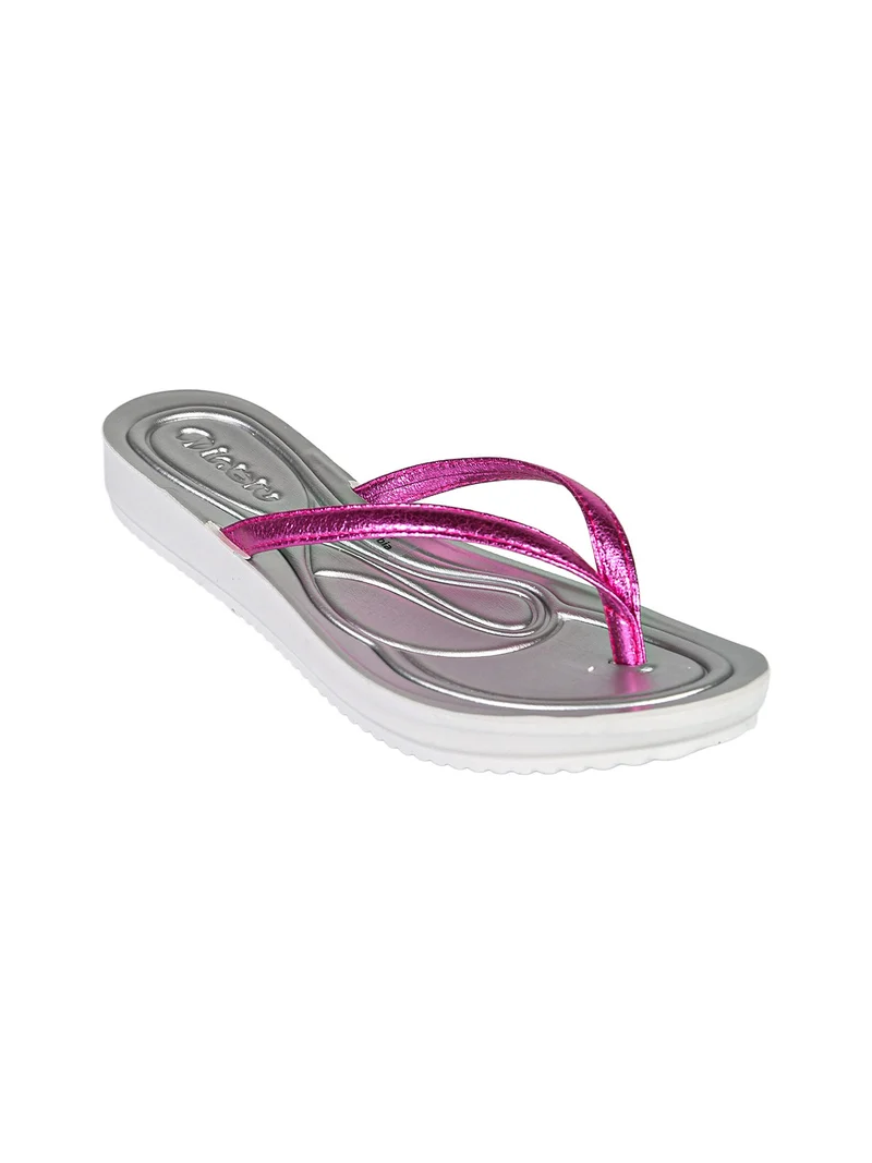 Infradito donna colorate in gomma - fucsia