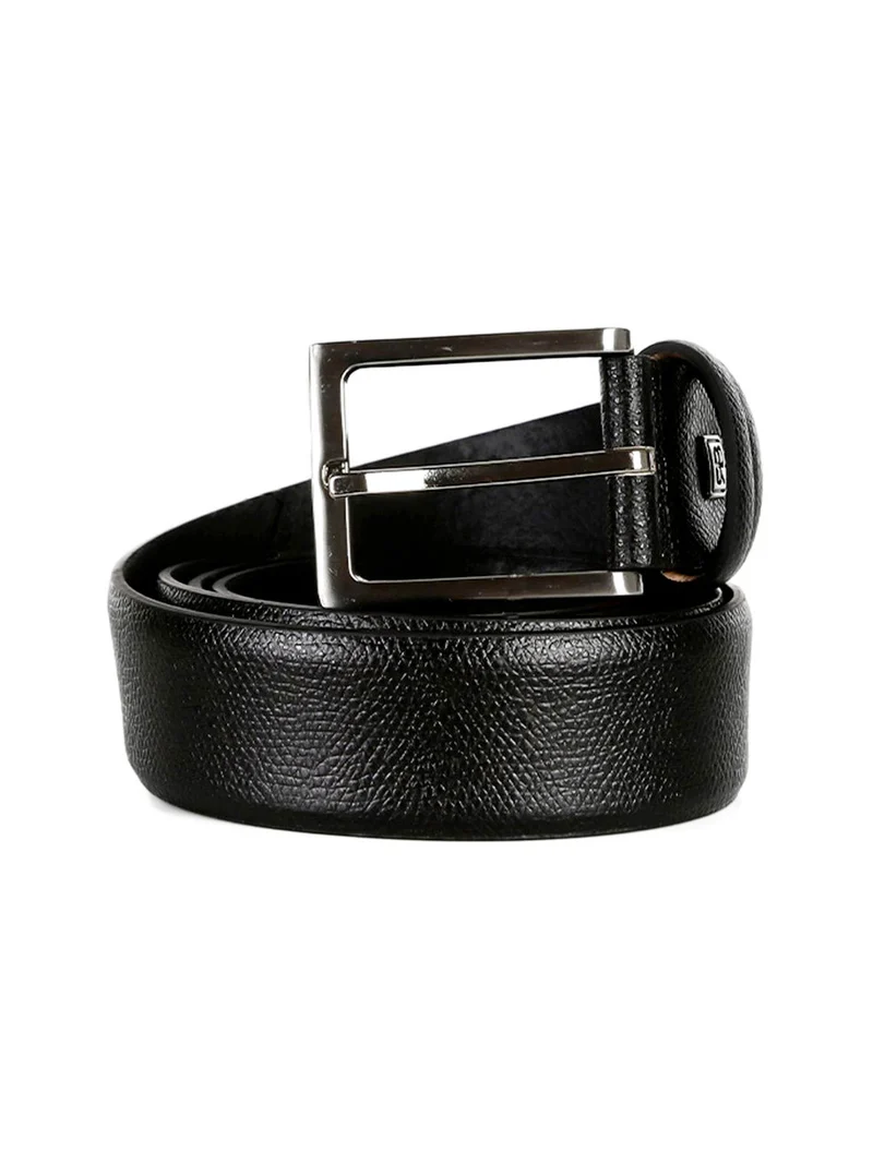 Cintura uomo in pelle - nero