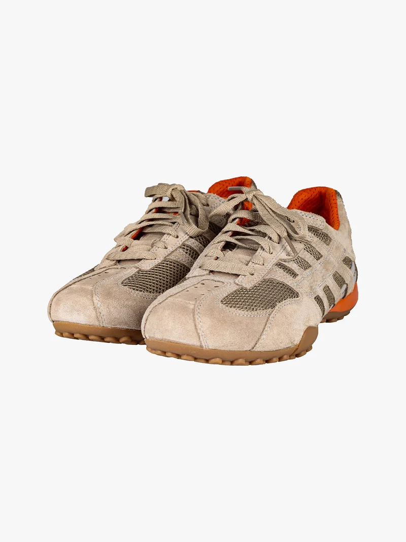 U SNAKE ORIGINAL A Sneakers in pelle scamosciata da uomo - fango