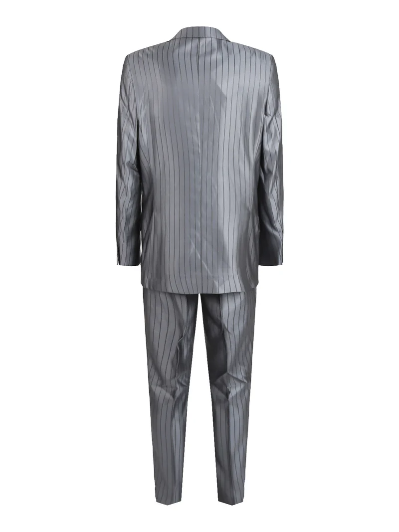Completo uomo gessato - grigio