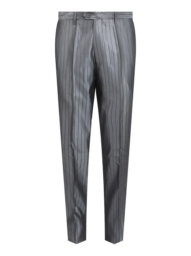Completo uomo gessato - grigio