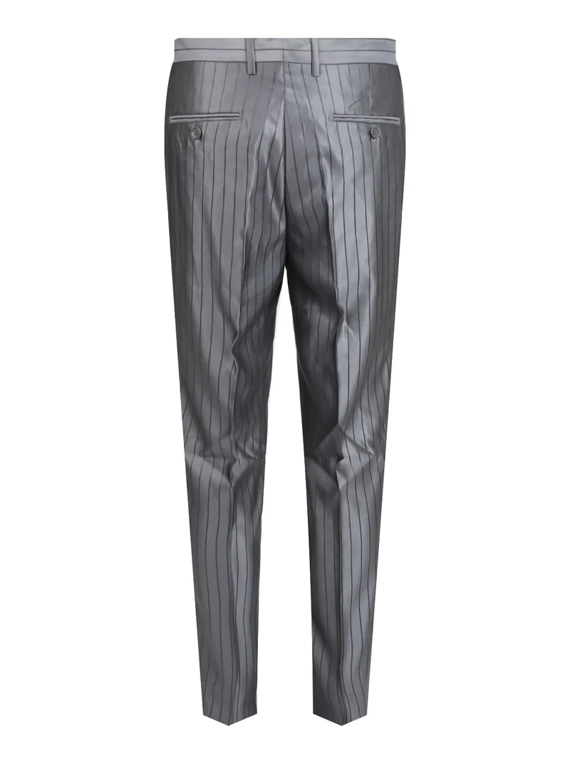 Completo uomo gessato - grigio