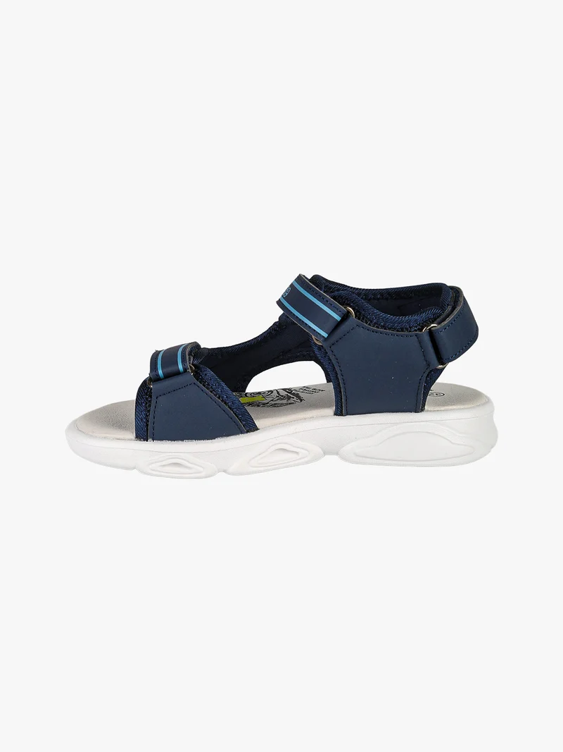 Sandali da ragazzo con luci e strappi - blu scuro