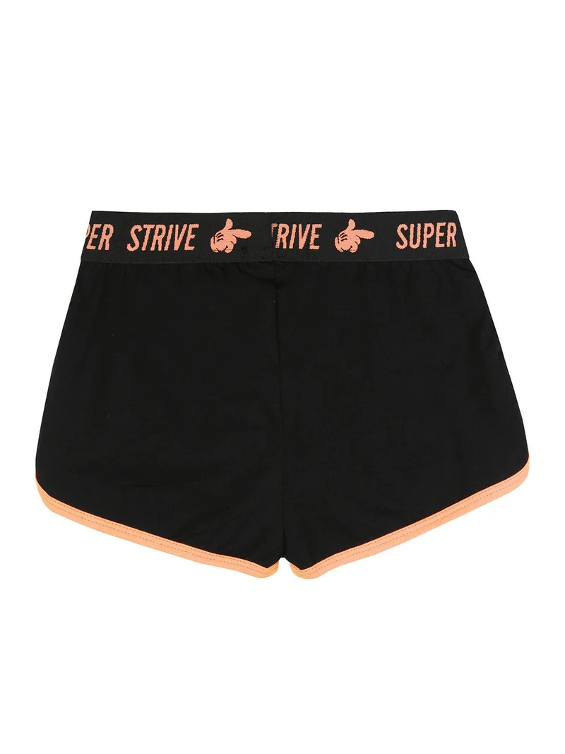Shorts sportivi da bambina - arancione