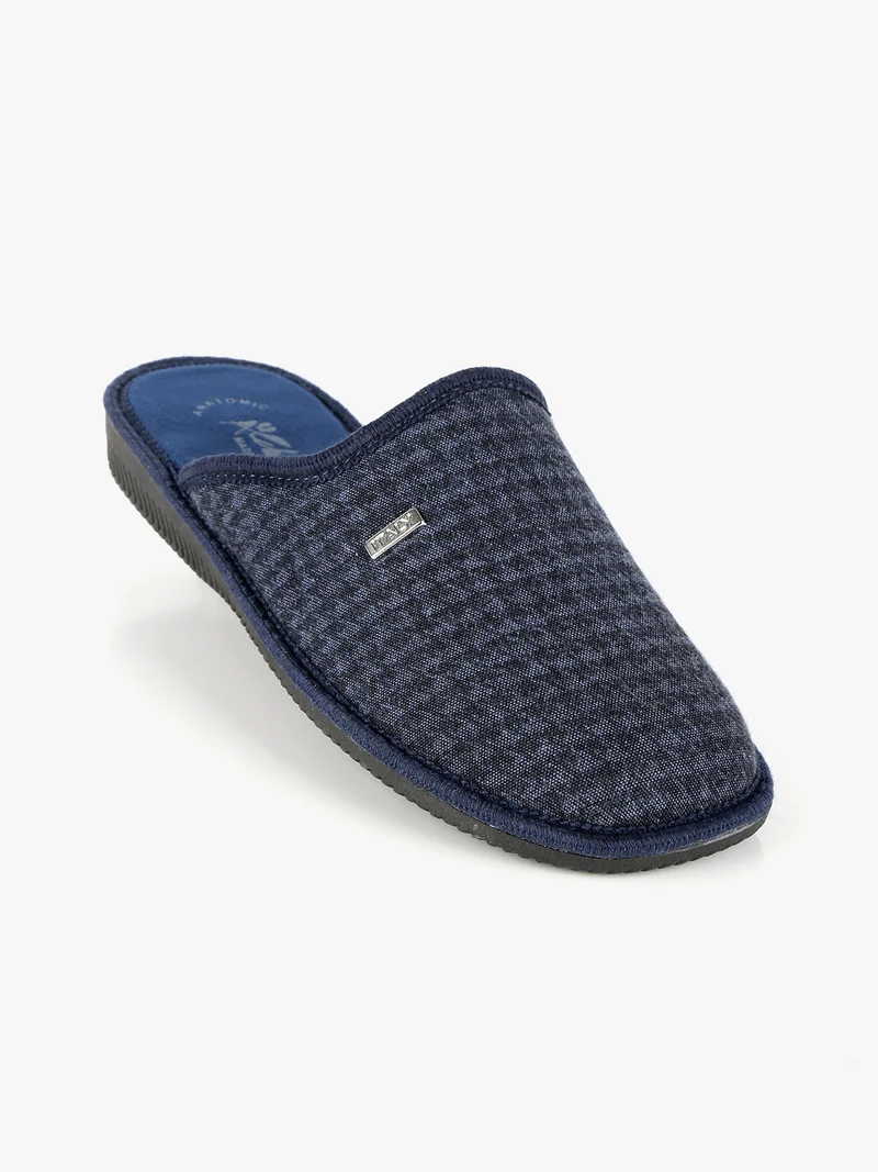 Pantofole uomo in tessuto - blu