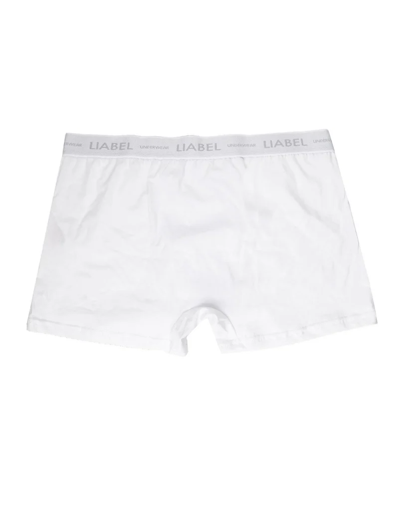 Boxer in cotone elasticizzato - bianco