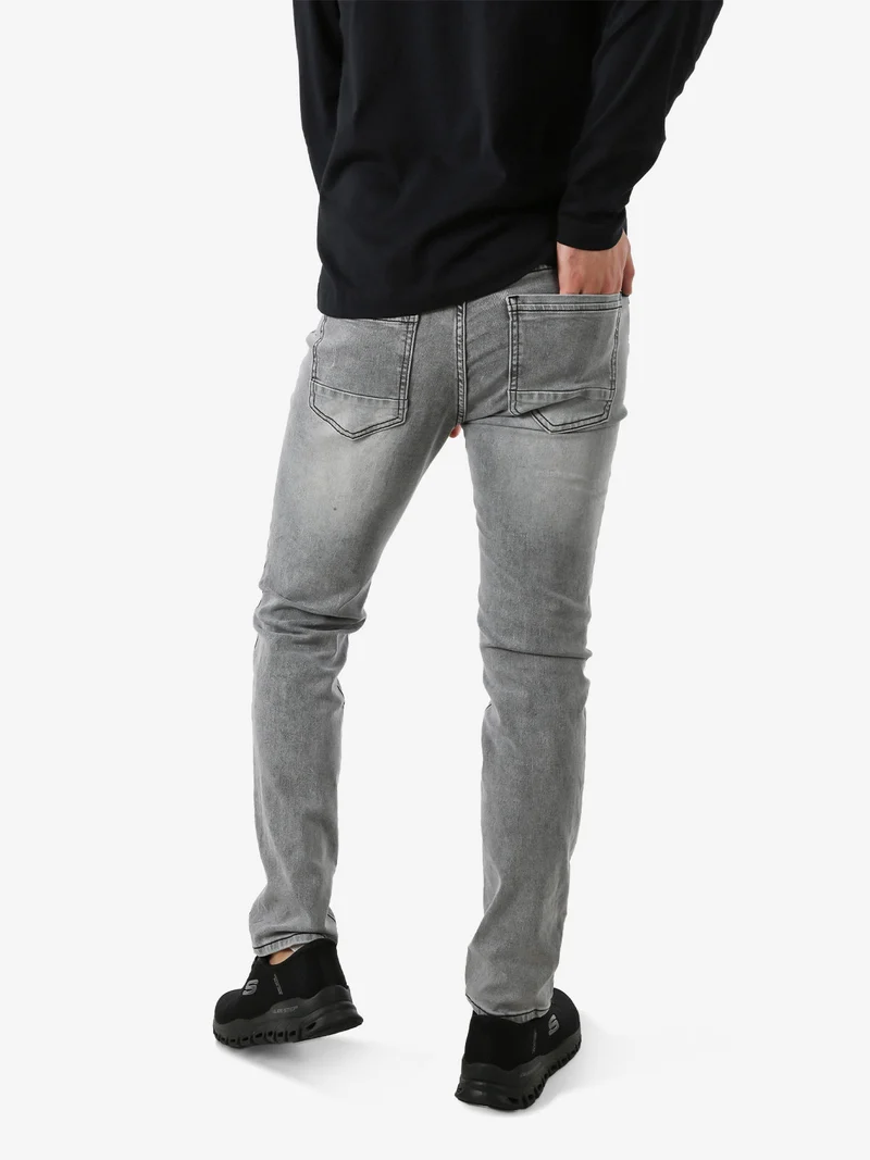 Jeans da uomo slim fit - grigio