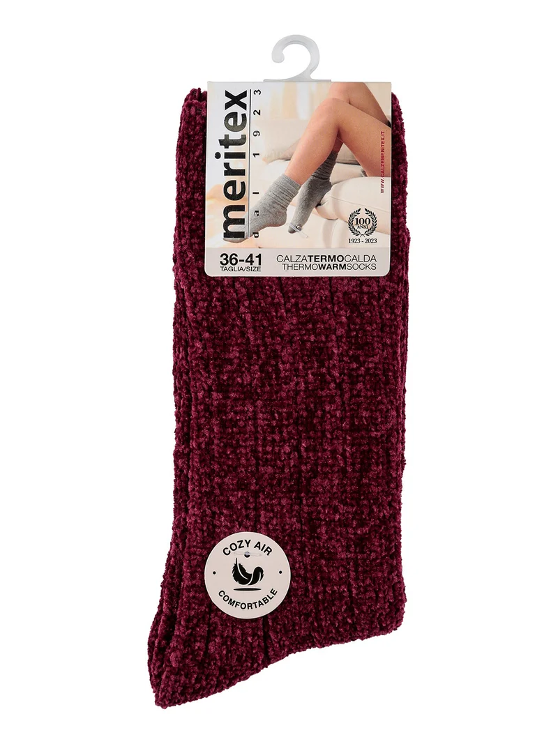 Calze donna termiche - bordeaux