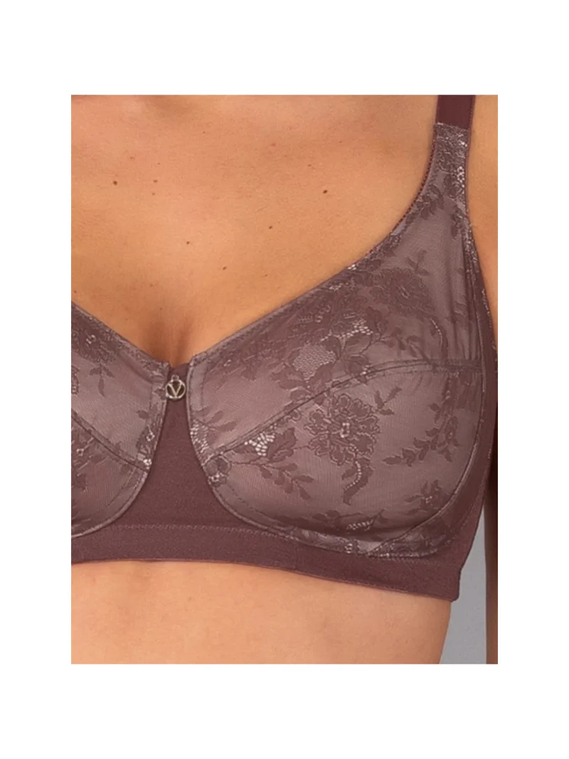 DR10D Reggiseno donna francese senza ferretto coppa D - bordeaux