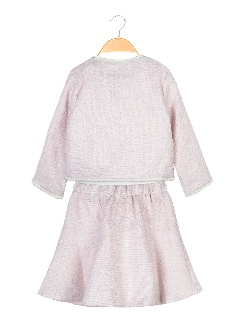 Completo elegante da bambina 3 pezzi - rosa